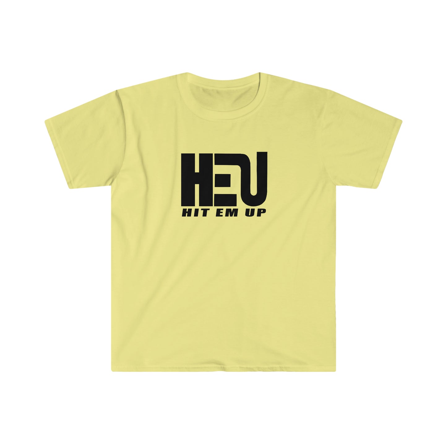 Black HEU HIT EM UP Logo T-Shirt