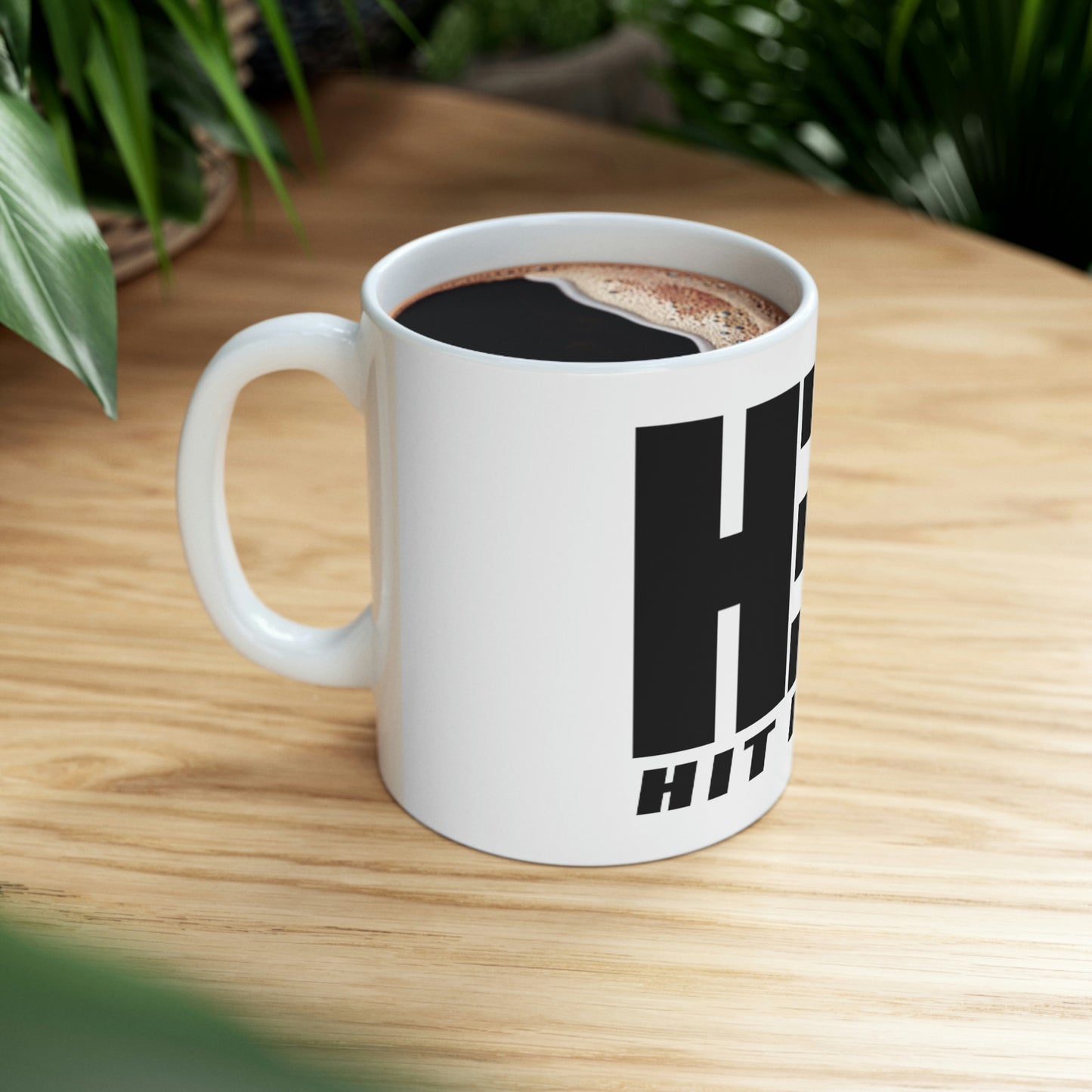 Black HIT EM UP Logo Ceramic Mug 11oz