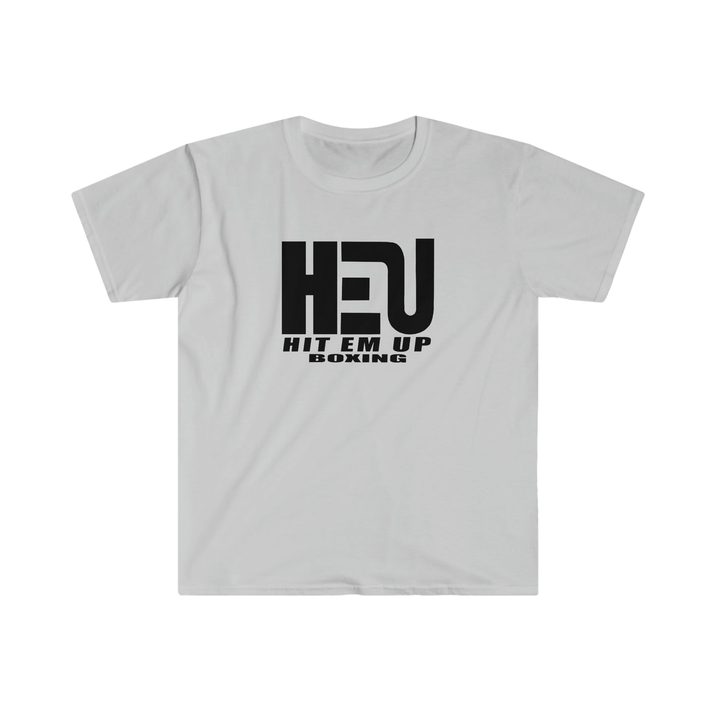 Black HEU HIT EM UP Boxing Logo T-Shirt