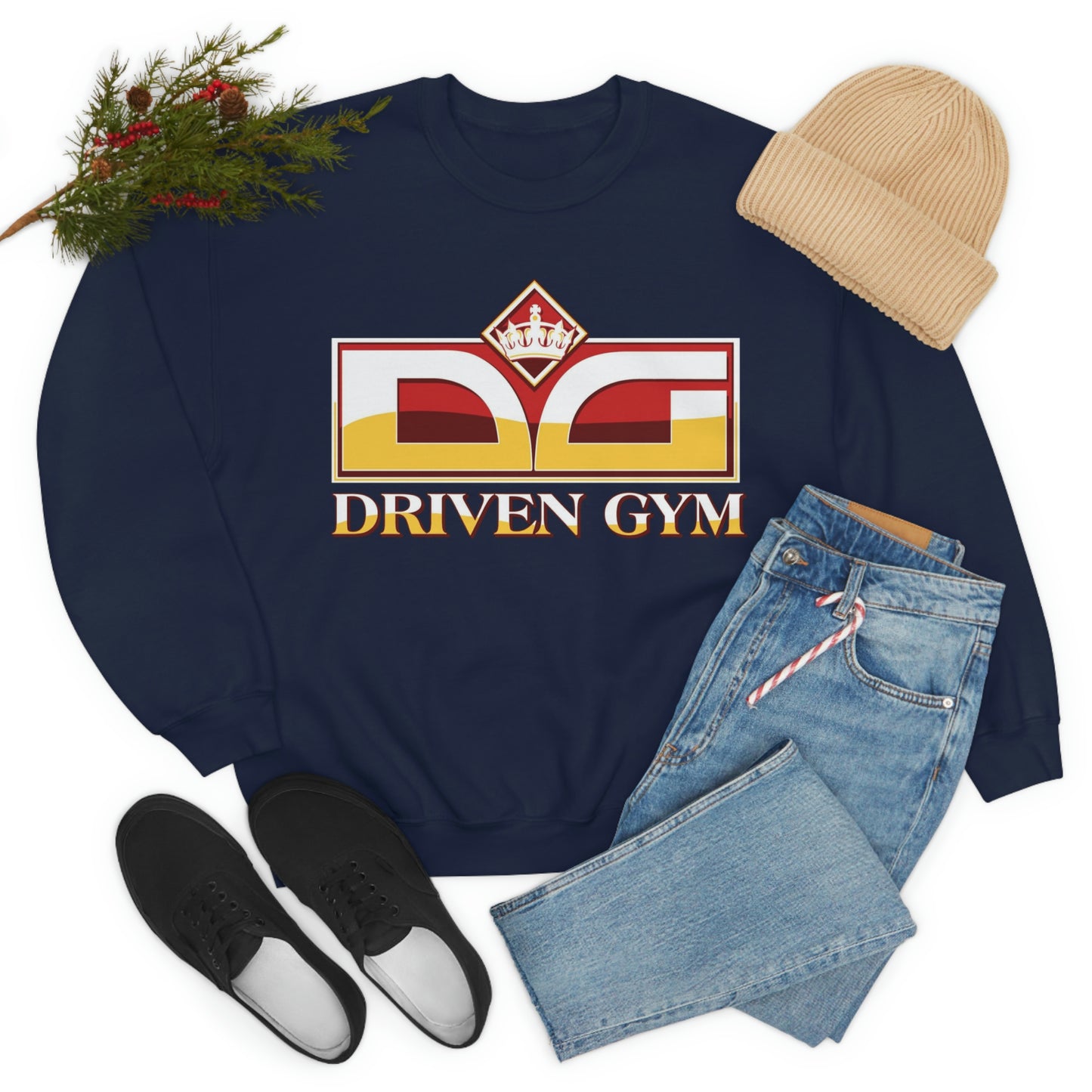 Driven Gym Heavy Blend Crewneck Sweatshirt