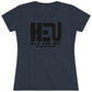 HEU HIT EM UP Boxing Black Logo Women's Triblend Tee