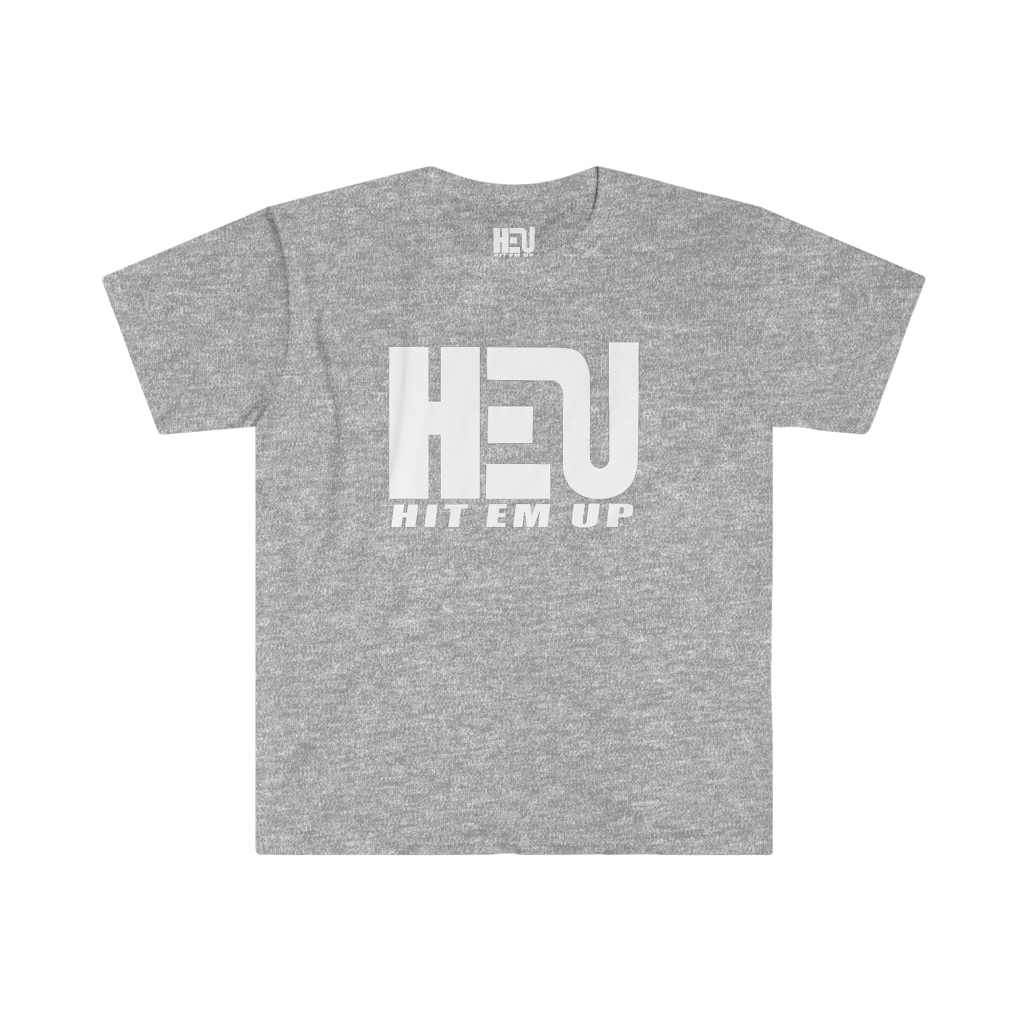 White HEU HIT EM UP Logo Shirt