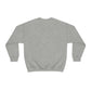 White HEU HIT EM UP Logo Heavy Blend Crewneck Sweatshirt
