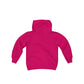 Black HEU HIT EM UP Logo Youth Heavy Blend Hooded Sweatshirt