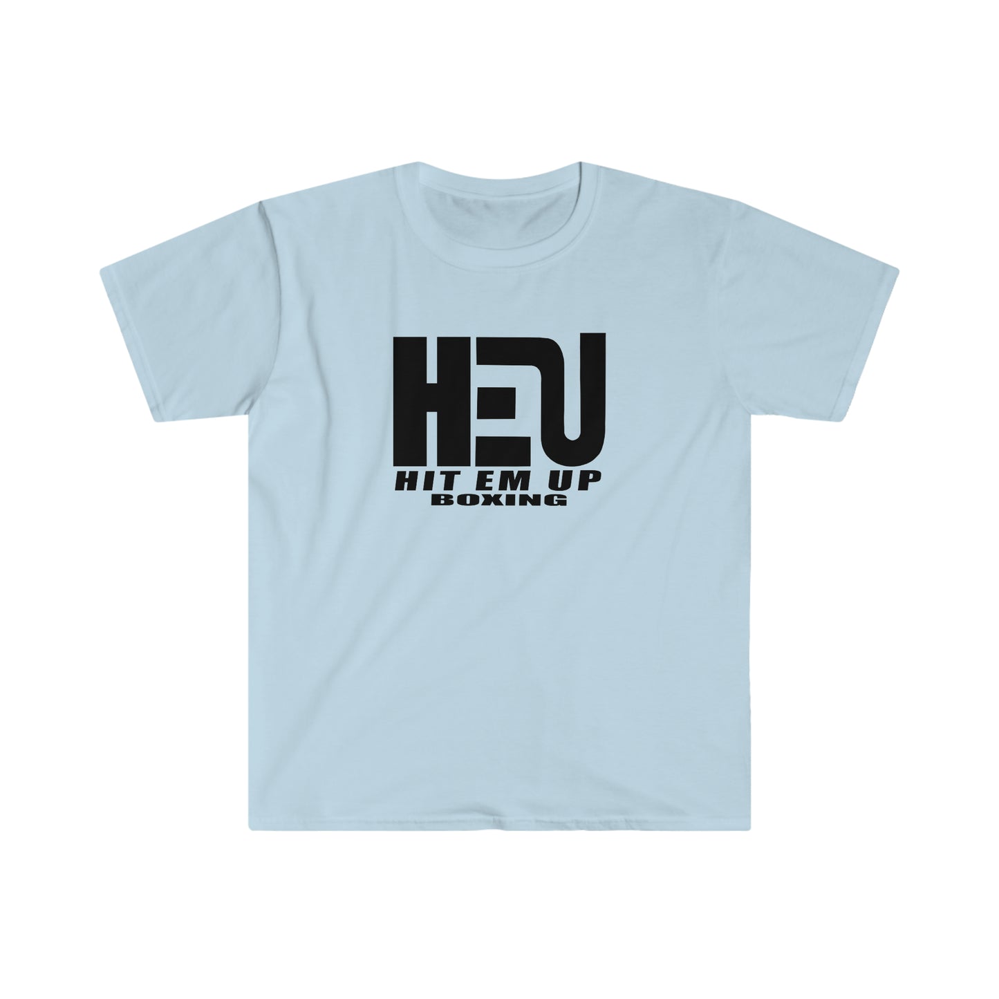 Black HEU HIT EM UP Boxing Logo T-Shirt