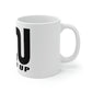 Black HIT EM UP Logo Ceramic Mug 11oz