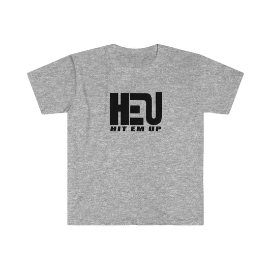 Black HEU HIT EM UP Logo T-Shirt