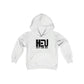Black HEU HIT EM UP Logo Youth Heavy Blend Hooded Sweatshirt