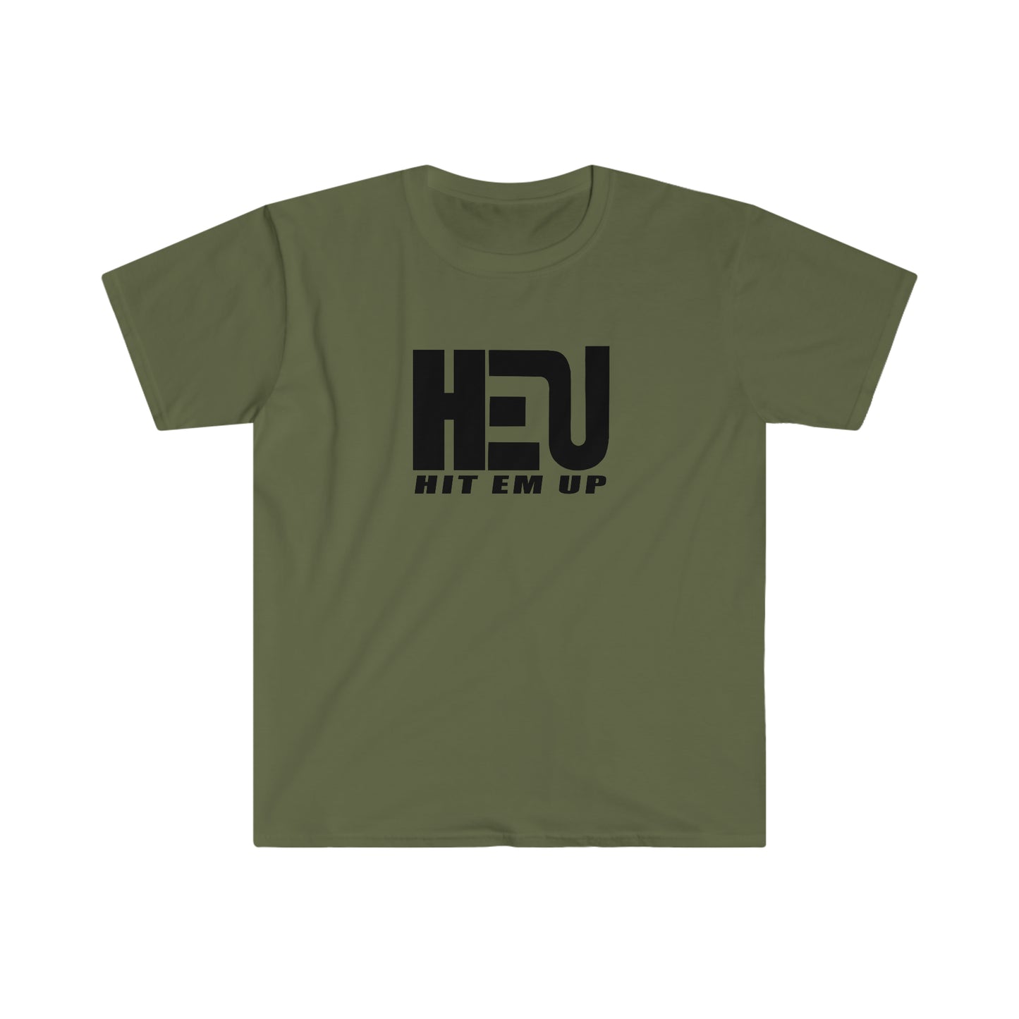 Black HEU HIT EM UP Logo T-Shirt