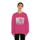 HEU Boxing Distressed Logo Unisex Heavy Blend Crewneck Sweatshirt