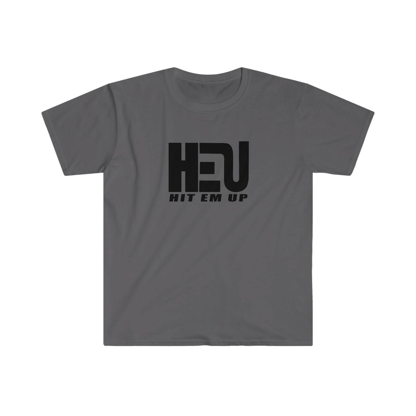 Black HEU HIT EM UP Logo T-Shirt