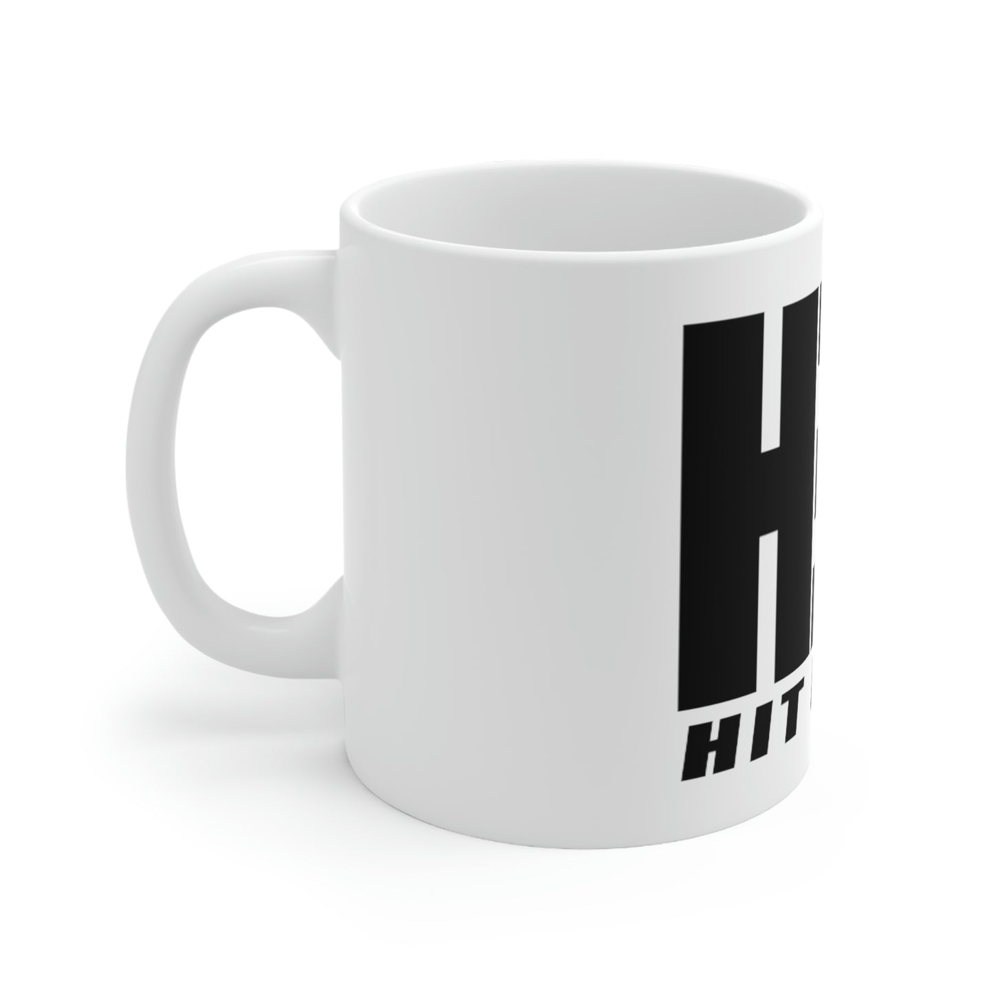 Black HIT EM UP Logo Ceramic Mug 11oz