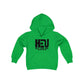 HEU HIT EM UP BOXING Black Youth Heavy Blend Hooded Sweatshirt