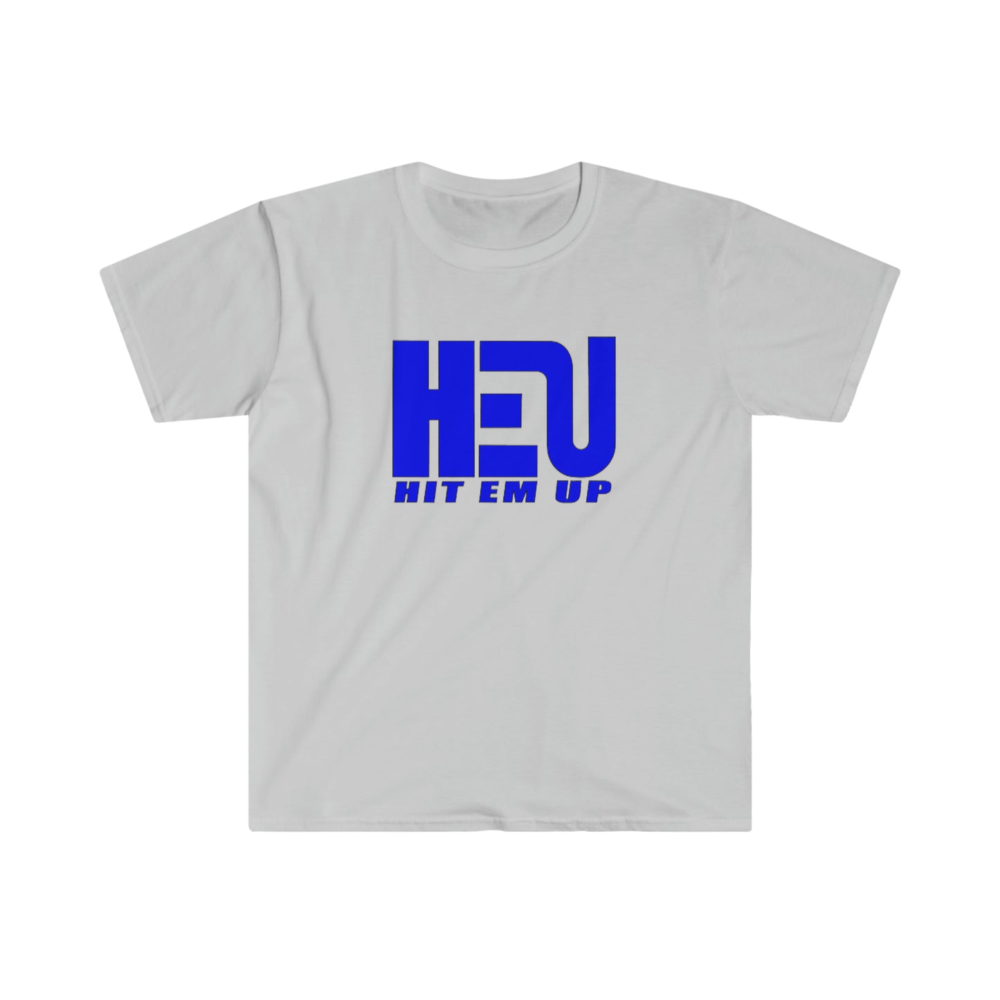 Blue HEU HIT EM UP Logo T-Shirt