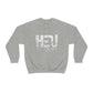HEU Boxing Distressed Logo Unisex Heavy Blend Crewneck Sweatshirt
