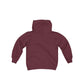 Black HEU HIT EM UP Logo Youth Heavy Blend Hooded Sweatshirt