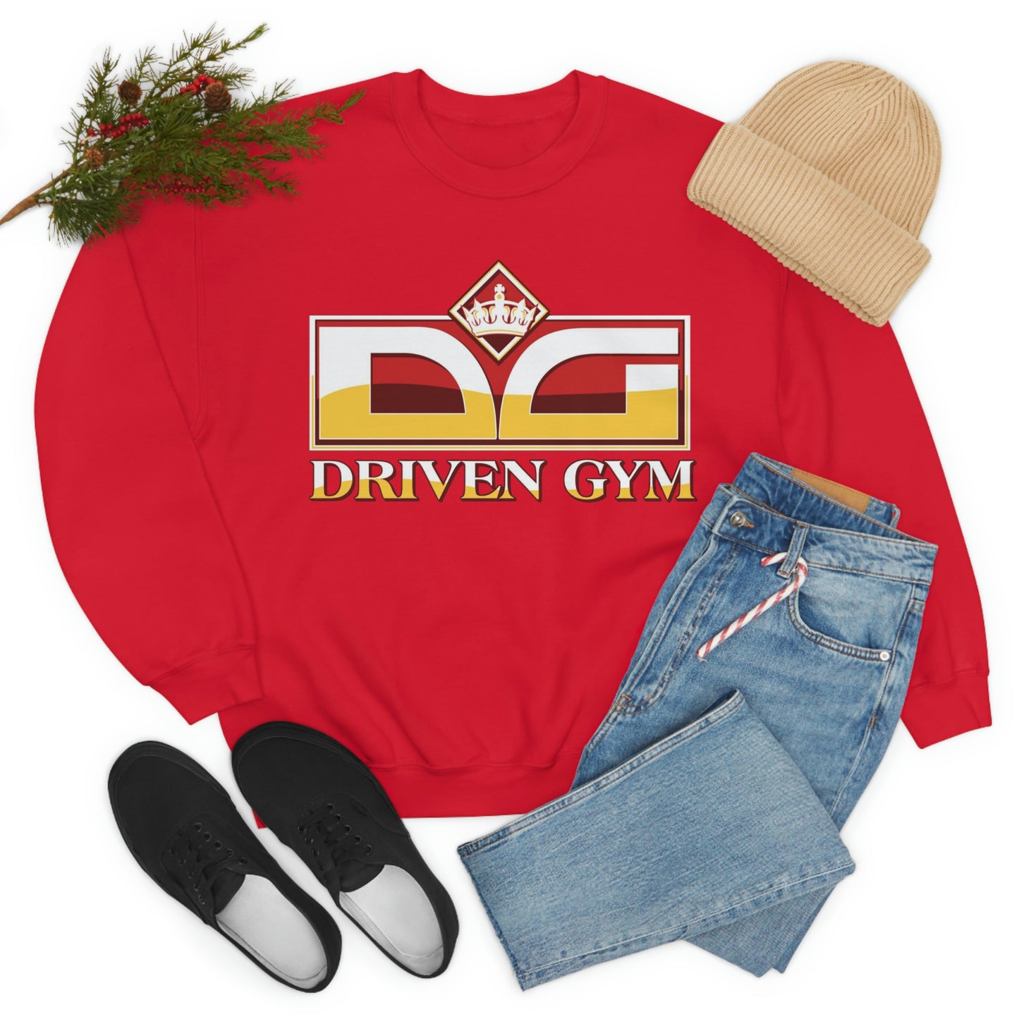 Driven Gym Heavy Blend Crewneck Sweatshirt