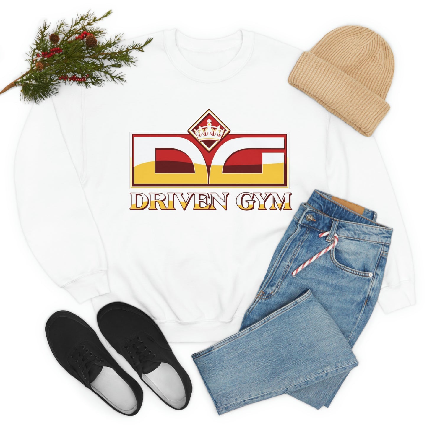 Driven Gym Heavy Blend Crewneck Sweatshirt